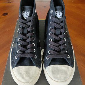 Gola Coaster High Black/Off White NIB Size 7 Women